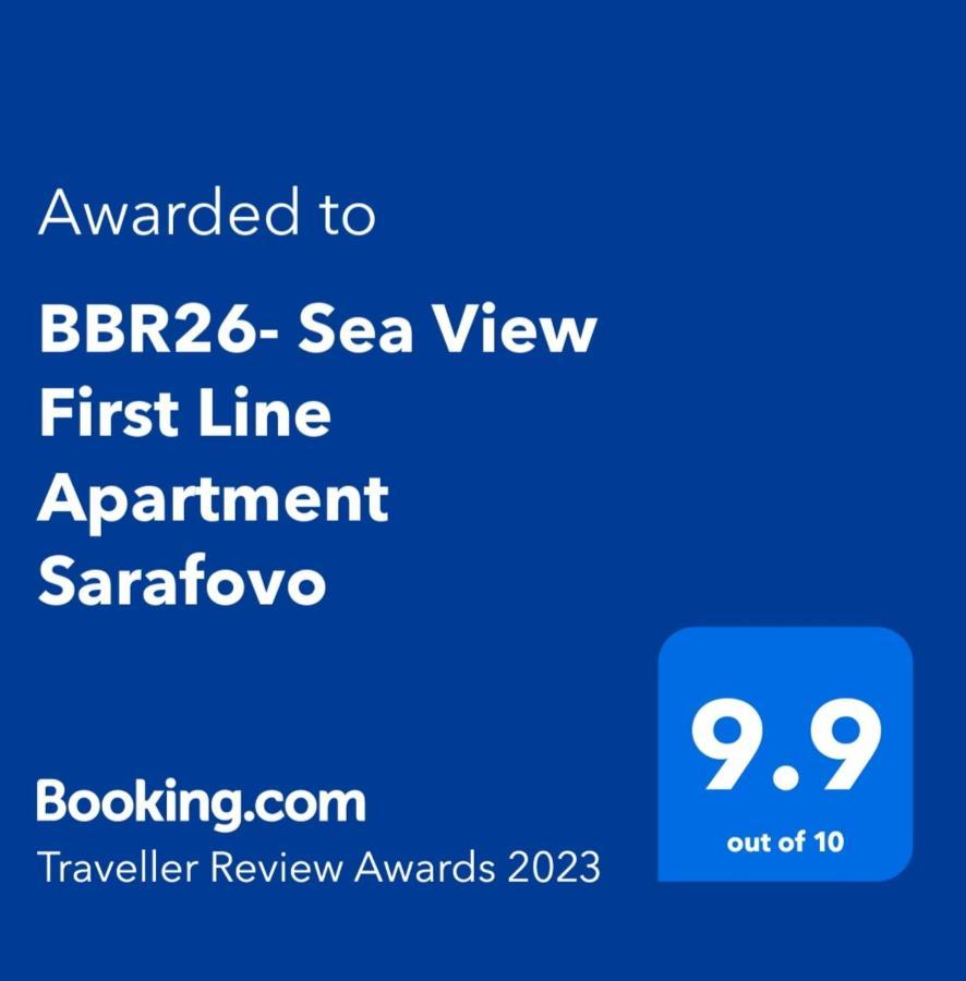 Bbr26- Sea View First Line Apartment Sarafovo Burgas Exterior photo